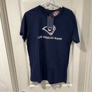 Brand New with tag Los Angeles Rams Fanatics Tee Shirt Men’s Navy Blue size M